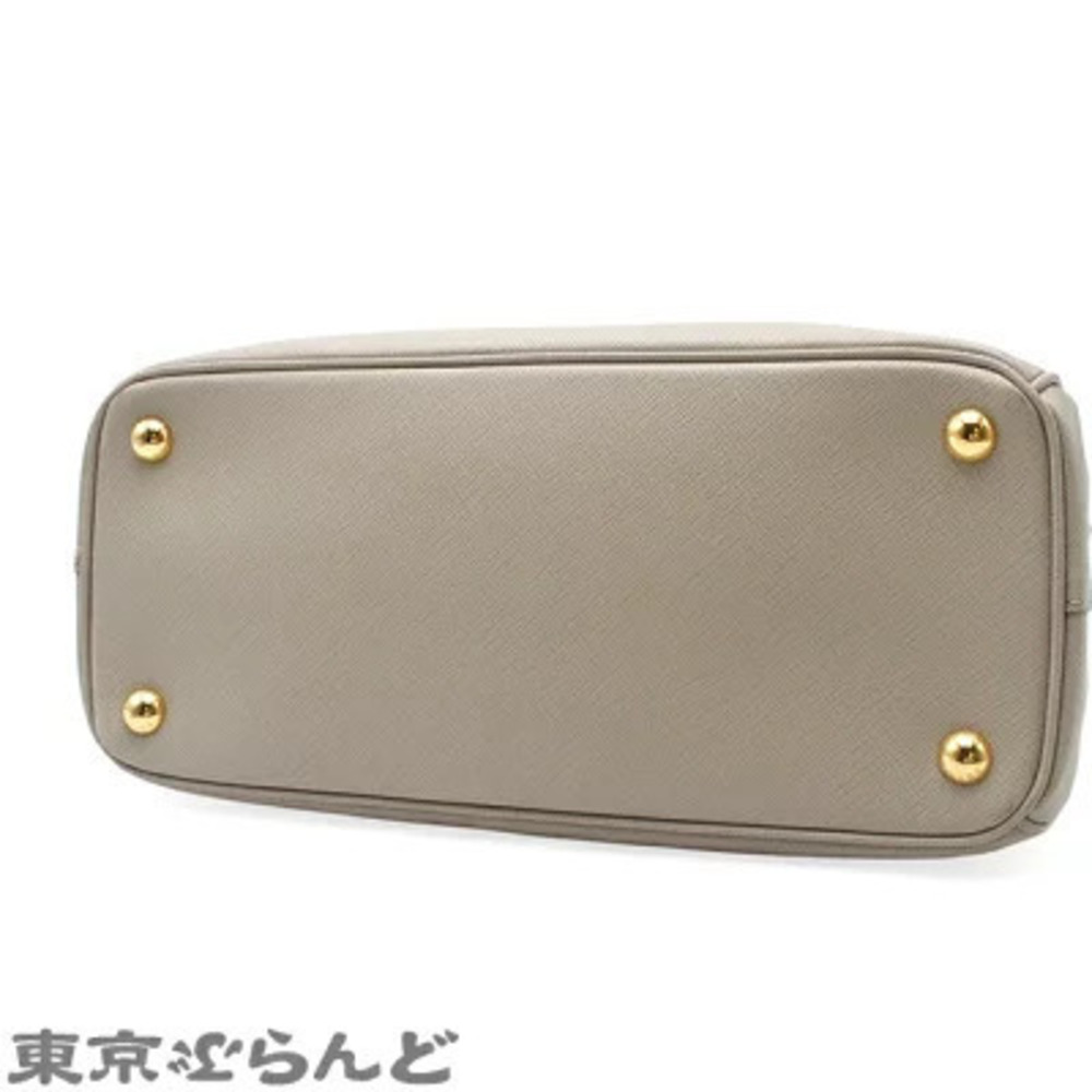 Prada Galleria Saffiano Shoulder Bag Greige Gray - Picture 3 of 9